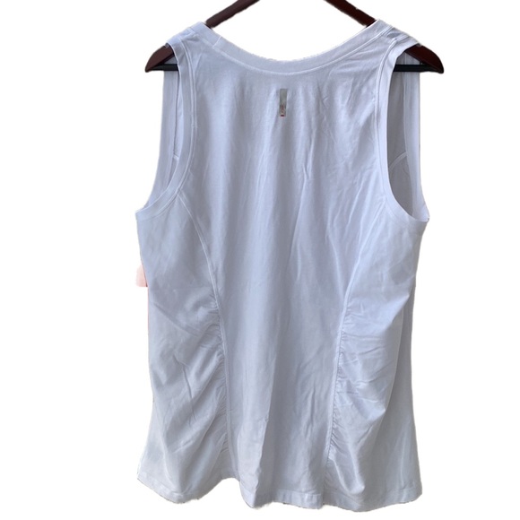 NWT 🤍 Zella Nordstrom Soft Lightweight Zel-Dri Active Ruched Tank Plus-Size 2X - Picture 12 of 17